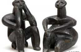 人類最早的思考者塑像 已有7000年的歷史 來自古老的哈曼伽文明