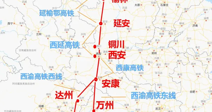 陝西將投資再建一新高鐵：設計時速350公里，沿線經濟將有新發展