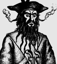 歷史上真實的海盜王「黑鬍子」