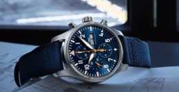 午夜表情｜IWC飛行員系列計時腕錶“藍隊長”特別版